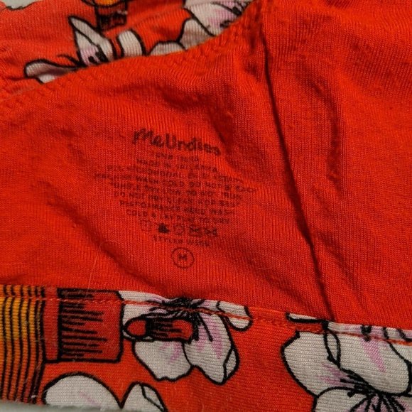 2 MeUndies Wireless Bras Green Clovers Orange Chinese Japanese Flowers Medium M - Picture 8 of 11